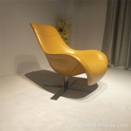 Cadeira de lounge de design moderno com altas costas